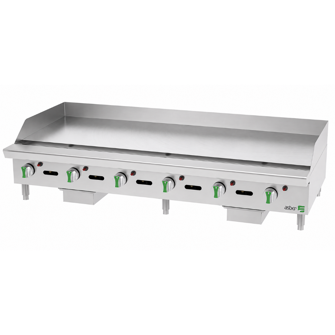 PLANCHA TERMOSTATICA A GAS CON PLACA AETG 72 EM NG