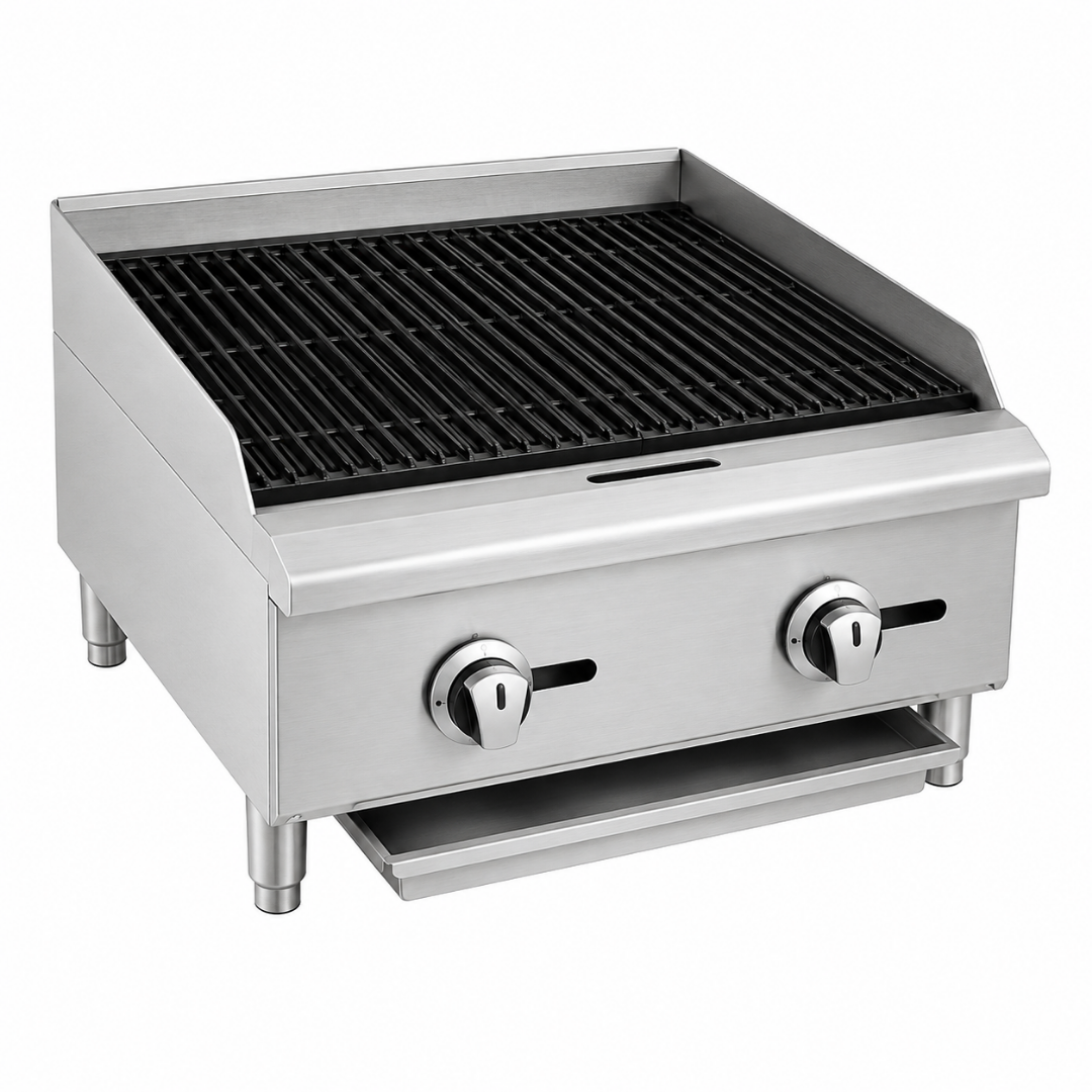 ASADOR RADIANTE A GAS 2 QUEMADORES AG-2R-GPAS-02-00