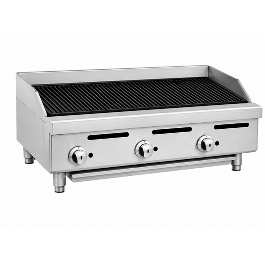 ASADOR RADIANTE A GAS 3 QUEMADORES AG-3R-GPAS-03-00