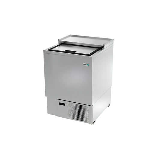 GLASS FROSTER 1 PUERTA SÓLIDA, 6 PARRILLAS, 96 TARROS (10 OZ.) MODELO AGF-24-S HC