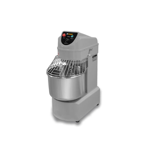 AMASADORA DOBLE ACCIÓN 40L, 3,000W, TEMPORIZADOR, TAZÓN ACERO INOXIDABLE MODELO AMASA-40