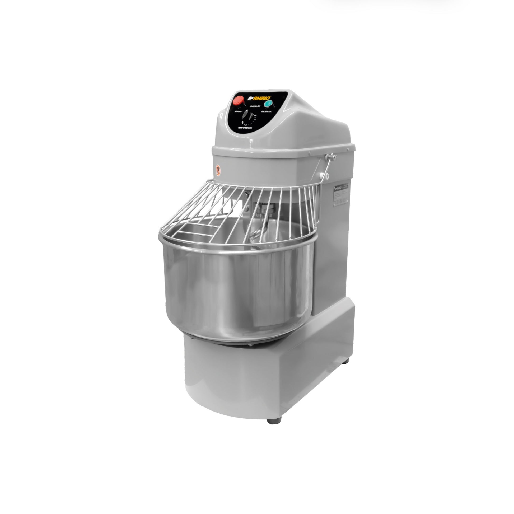 AMASADORA DOBLE ACCIÓN 50L, 3,000W, TEMPORIZADOR, TAZÓN ACERO INOXIDABLE MODELO AMASA-50