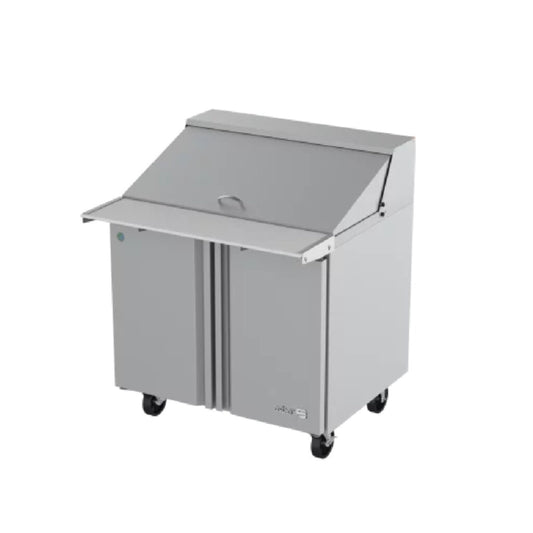 MESA REFRIGERADA 2 PUERTAS, 2 PARRILLAS, 9.2 FT³, 15 INSERTOS MODELO APTM-36-15 HC