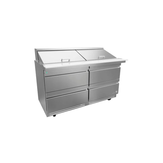MESA REFRIGERADA 0 PUERTAS, 4 CAJONES, 20.6 FT³, 24 INSERTOS MODELO APTM-60-24-D4 P HC