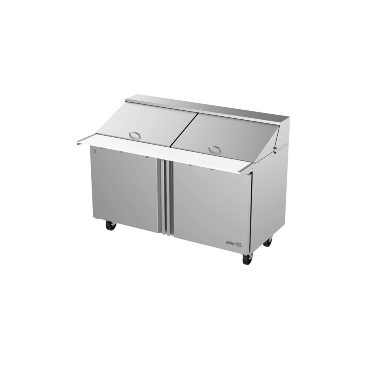 MESA REFRIGERADA 2 PUERTAS, 2 PARRILLAS, 20.6 FT³, 24 INSERTOS MODELO APTM-60-24 P HC