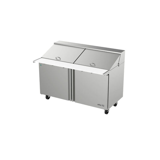 MESA REFRIGERADA 2 PUERTAS, 2 PARRILLAS, 20.6 FT³, 24 INSERTOS MODELO APTM-60-24 P HC