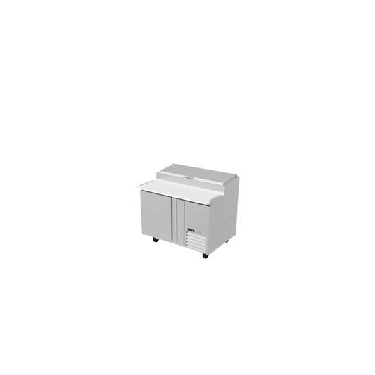 MESA REFRIGERADA 1 PUERTA, 2 PARRILLAS, 11.6 FT³, 6 INSERTOS MODELO APTP-46 P HC