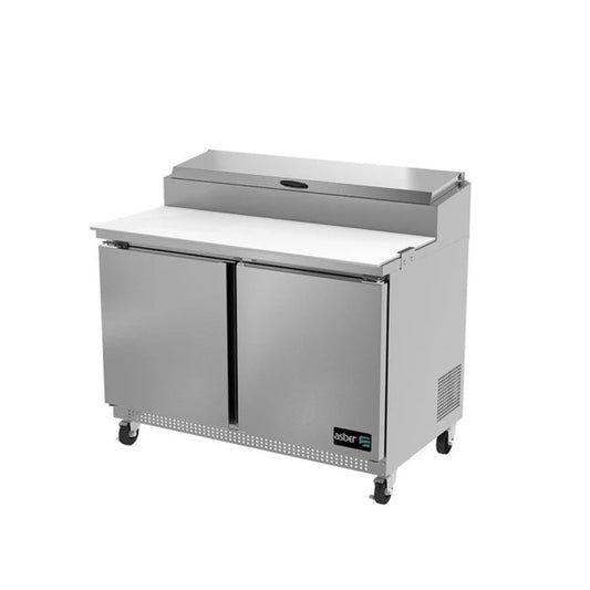 MESA REFRIGERADA 2 PUERTAS, 13.3 FT³, 7 INSERTOS MODELO APTP-48 HC