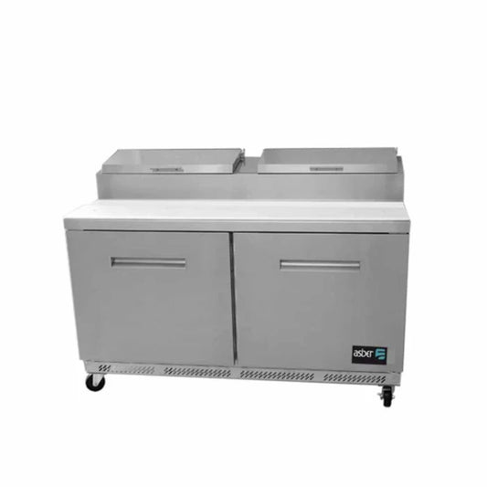 MESA REFRIGERADA 2 PUERTAS, 16.8 FT³, 8 INSERTOS MODELO APTP-60 HC