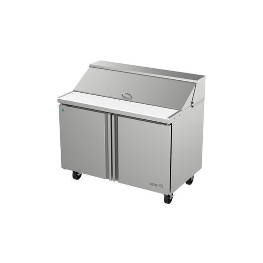 MESA REFRIGERADA 0 PUERTAS, 4 CAJONES, 16.7 FT³, 12 INSERTOS MODELO APTS-48-12-D4 P HC
