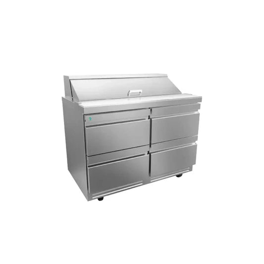 MESA REFRIGERADA 0 PUERTAS, 4 CAJONES, 20.6 FT³, 16 INSERTOS MODELO APTS-60-16-D4 P HC