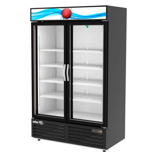 REFRIGERADOR VERTICAL 2 PUERTAS SÓLIDAS, 8 PARRILLAS, 37 FT³ MODELO ARMD-37 HC