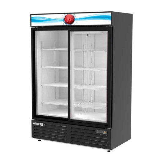 REFRIGERADOR VERTICAL 2 PUERTAS SÓLIDAS, 8 PARRILLAS, 49 FT³ MODELO ARMD-47-SD HC