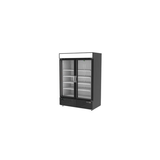 REFRIGERADOR VERTICAL 2 PUERTAS SÓLIDAS, 8 PARRILLAS, 49 FT³ MODELO ARMD-49 HC