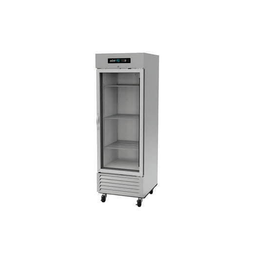 REFRIGERADOR VERTICAL 1 PUERTA DE CRISTAL, 23 PIES³, ILUMINACIÓN LED MODELO ARR-23-G-H HC