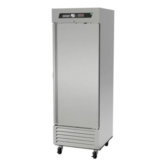 REFRIGERADOR VERTICAL 1 PUERTA, 23 PIES³, ACERO INOXIDABLE MODELO ARR-23-H HC