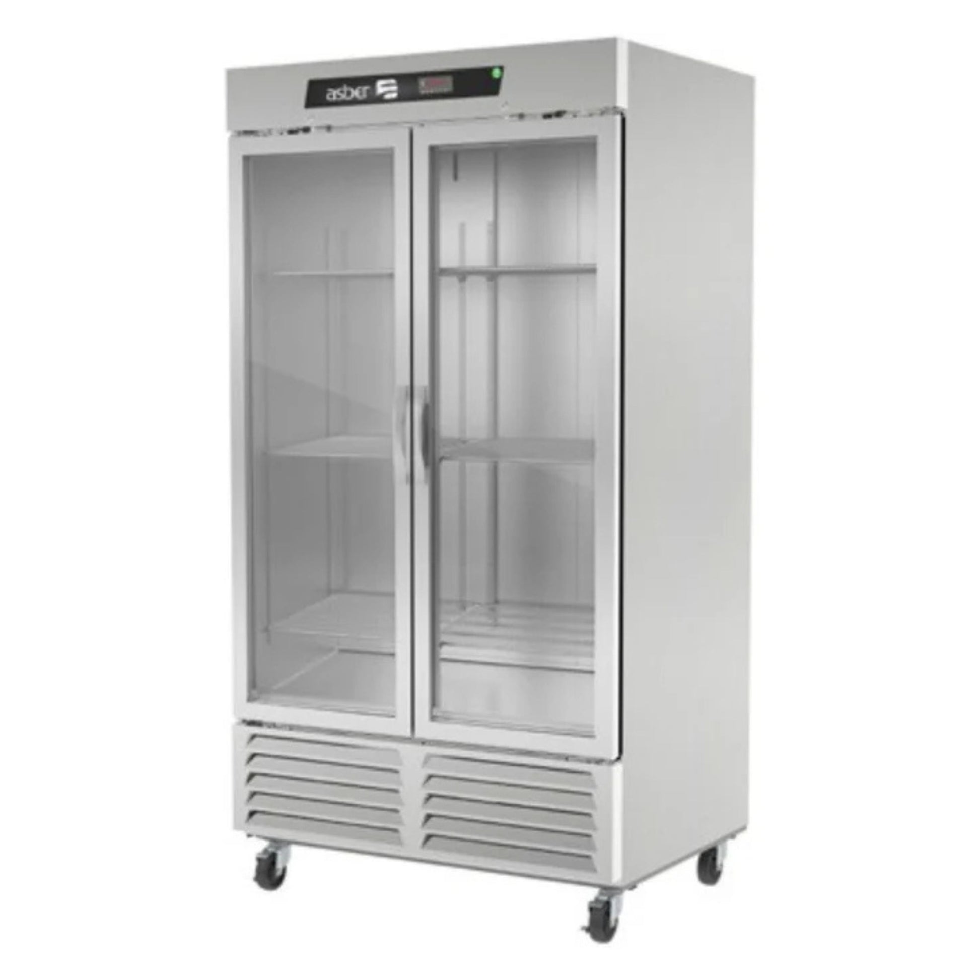 REFRIGERADOR VERTICAL 2 PUERTAS, 37 PIES³, ACERO INOXIDABLE MODELO ARR-37 HC