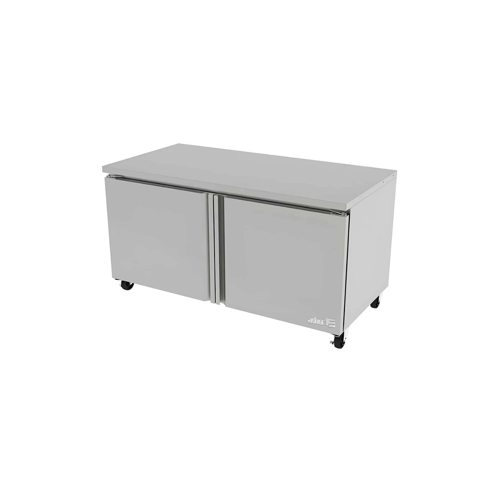MESA PARA CONSERVACIÓN DE ALIMENTOS PREMIUM, 60 PIES³, 2 PUERTAS, ACERO INOXIDABLE MODELO AUTF-60 P HC