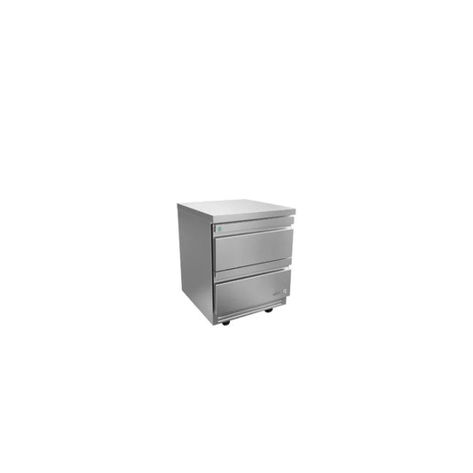 MESA PARA REFRIGERACIÓN, 27 PIES³, 1 PUERTA, 1 PARRILLA, ACERO INOXIDABLE MODELO AUTR-27-D2 P HC