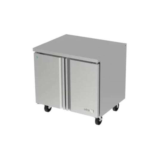 MESA REFRIGERADA 2 PUERTAS, 2 PARRILLAS, 9.2 FT³ MODELO AUTR-36 HC