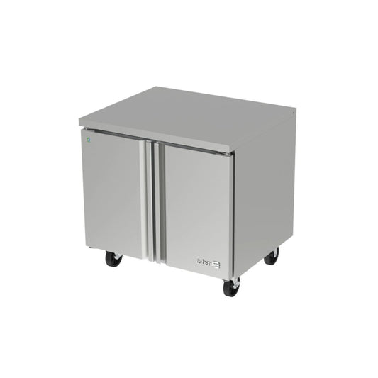MESA REFRIGERADA 2 PUERTAS, 2 PARRILLAS, 13.1 FT³ MODELO AUTR-36 P HC