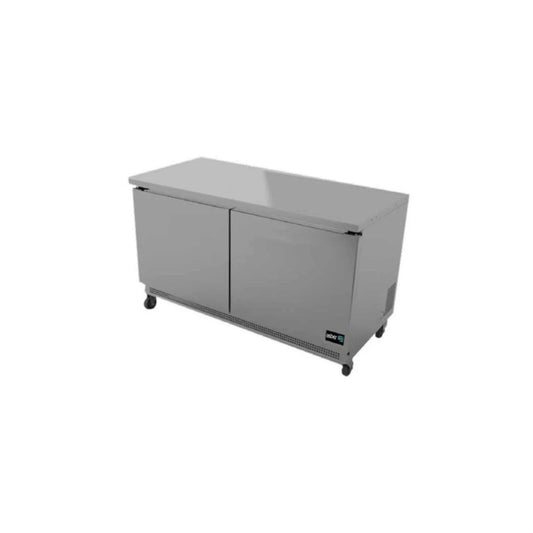 MESA REFRIGERADA 2 PUERTAS, 2 PARRILLAS, 20.6 FT³ MODELO AUTR-60 P HC