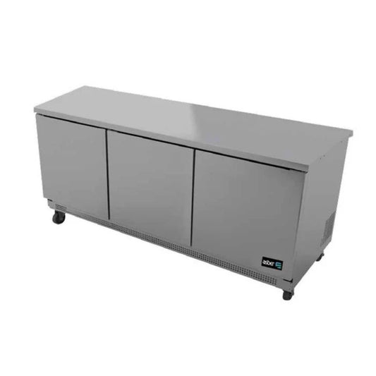 MESA REFRIGERADA 3 PUERTAS, 3 PARRILLAS, 20.6 FT³ MODELO AUTR-72 HC