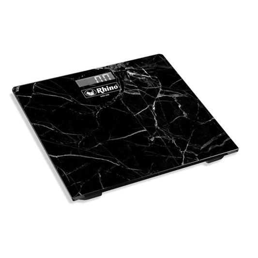 BÁSCULA CORPORAL Y DE HOGAR 180KG / 100G, ENCENDIDO AUTOMÁTICO, BACKLIGHT, PESA EN KG Y LB, PLATO CRISTAL TEMPLADO TIPO MÁRMOL 26 X 26CM MODELO BABA-180M