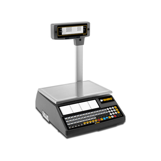 BÁSCULA ETIQUETADORA 0–30KG, IMPRESIÓN DE TICKETS, 2,000 MEMORIAS, CONEXIÓN ETHERNET Y WIFI MODELO BAET-30X