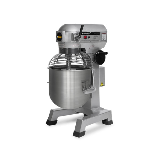 BATIDORA PLANETARIA 26.5L, 1,100W, 3 VELOCIDADES, INCLUYE PALETA, GLOBO Y GANCHO, TAZÓN ACERO INOXIDABLE CON REJA PROTECTORA MODELO BATI-30