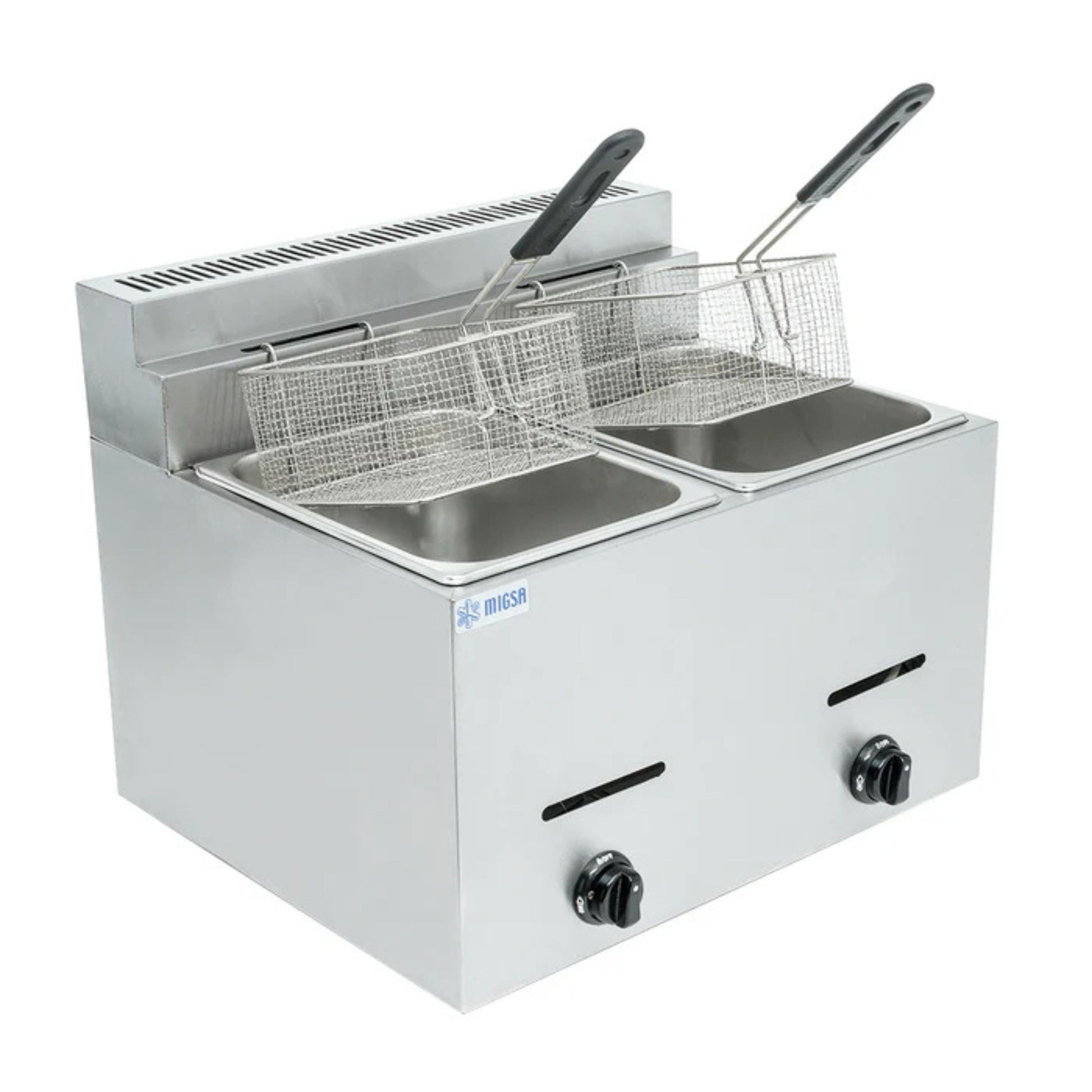 FREIDORA A GAS - 2 TINAS