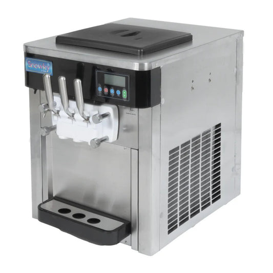 MÁQUINA DE HELADO SUAVE DE MESA DE 2 SABORES
