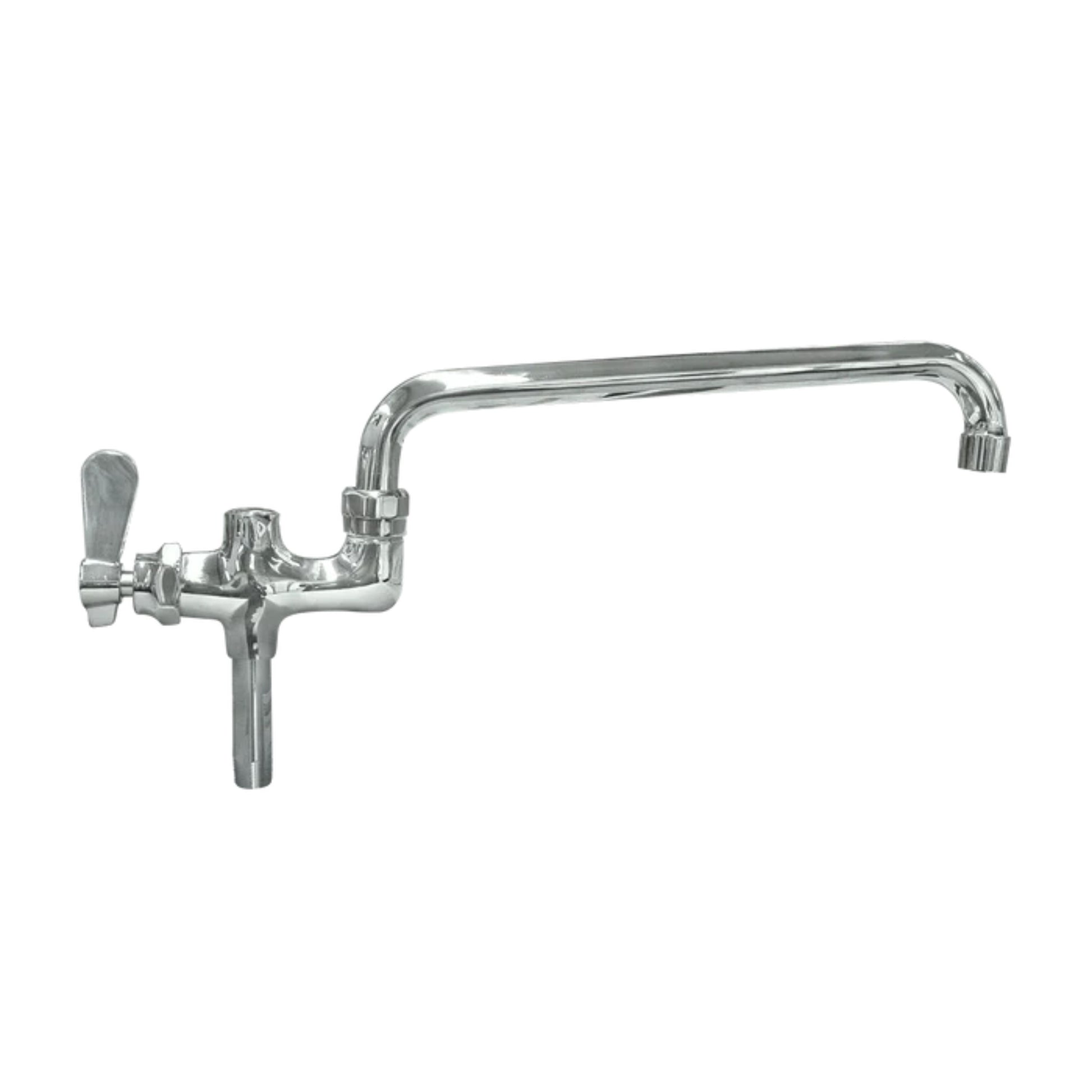 LLAVE MEZCLADORA DE 12” CUELLO DE GANSO, PARA MANGUERAS DE PRELAVADO