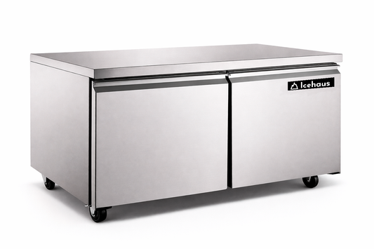 CONGELADOR BAJO BARRA 2 PUERTAS MODELO CBB-2P-SS-01