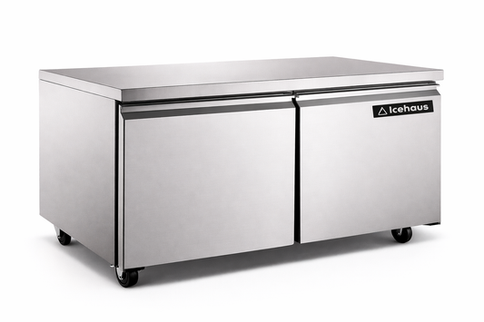 CONGELADOR BAJO BARRA 2 PUERTAS MODELO CBB-2P-SS-02