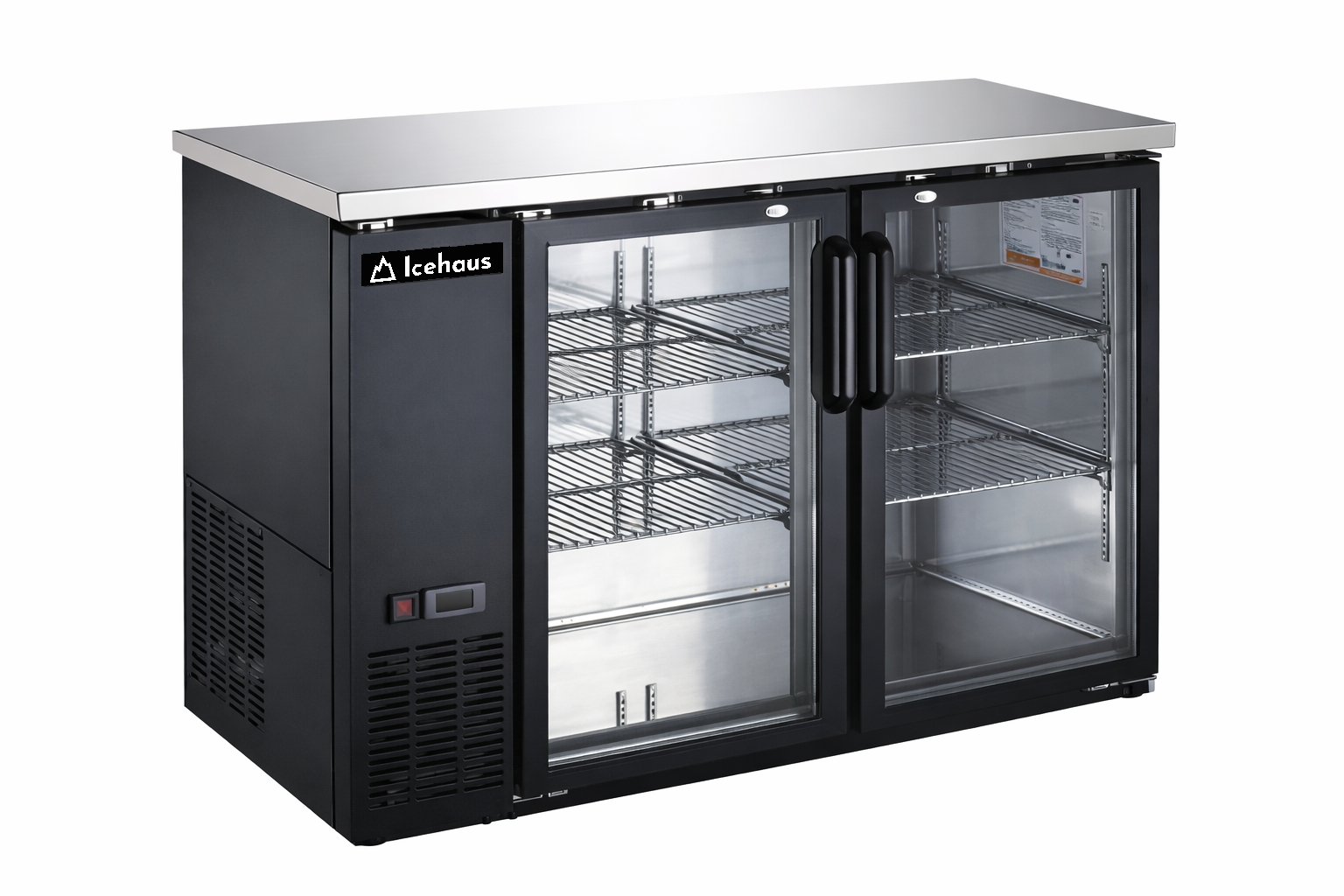 REFRIGERADOR CONTRA BARRA 2 PUERTAS MODELO CBR-2PC-SS-01