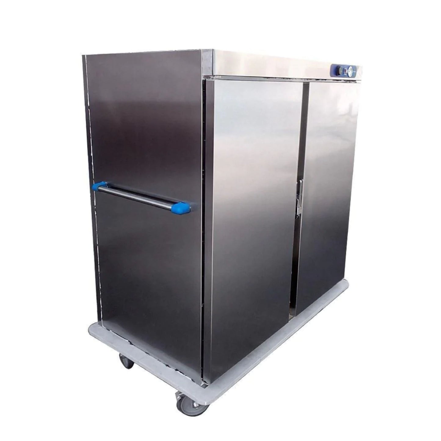 CARRO CALIENTE BANQUETERO 2 PUERTAS, 40 GUÍAS 2/1, 220 V 50/60HZ MODELO CCB-40