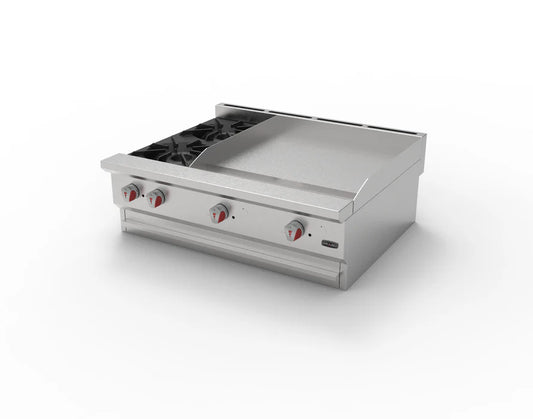 COMBINADO PARRILLA Y PLANCHA 2 QUEMADORES MODELO CG-20PD