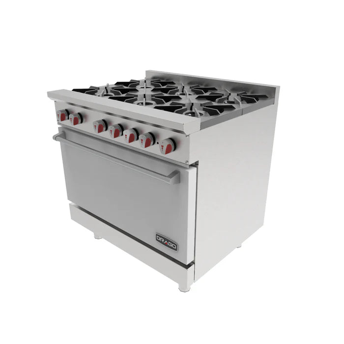 ESTUFA CON 6 QUEMADORES Y HORNO MODELO CG-61