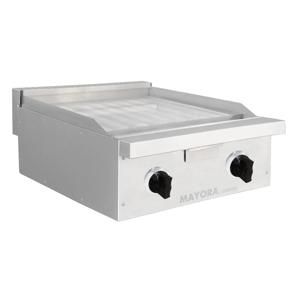 ESTUFA MODULAR CON 2 ESPACIOS DE PLANCHA EN ACERO INOXIDABLE MODELO CG20071