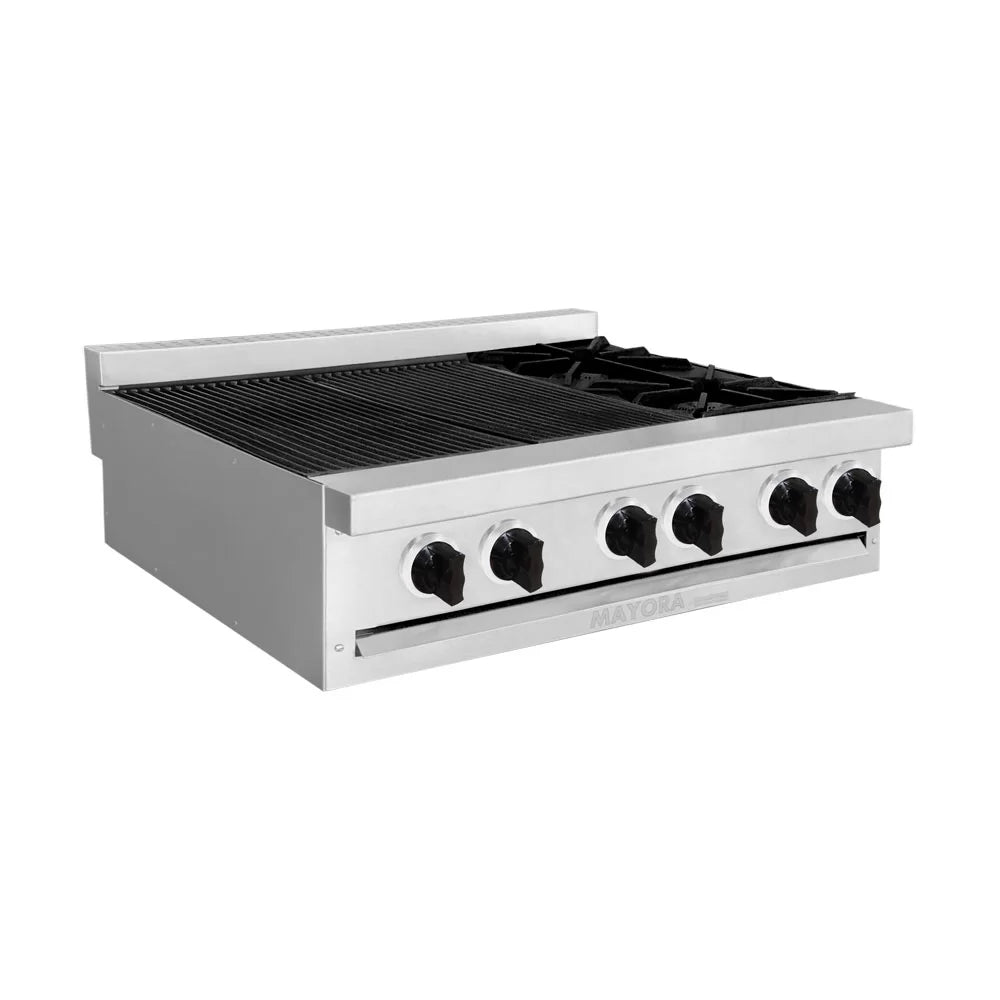 ESTUFA MODULAR CON 2 ESPACIOS DE ASADOR Y 1 QUEMADOR DE HIERRO FUNDIDO MODELO CG30091