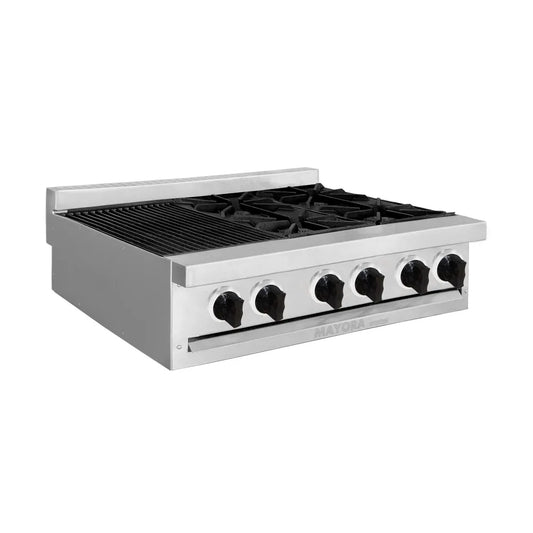 ESTUFA MODULAR CON 1 ASADOR Y 2 QUEMADORES DE HIERRO FUNDIDO MODELO CG30111