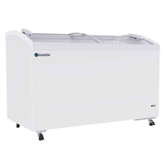 CONGELADOR HORIZONTAL CON CAPACIDAD DE 12.7 PIES³ (0.360 m³) CON PUERTAS CORREDIZAS DE CRISTAL CURVO MODELO CHC400