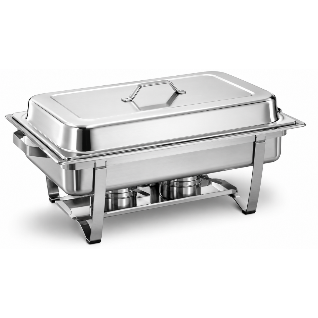 CHAFER RECTANGULAR ECONÓMICO 61X30X31 CM, ACERO INOX MODELO CHECRE-9