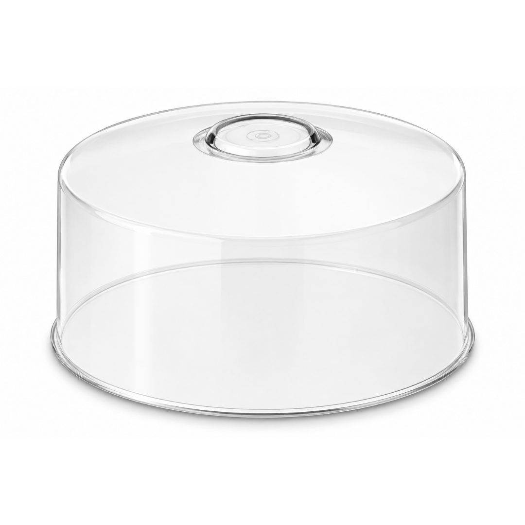 CUBIERTA DE POLICARBONATO PARA PASTEL, 12" DE DIÁMETRO. MODELO CUPOPA-12