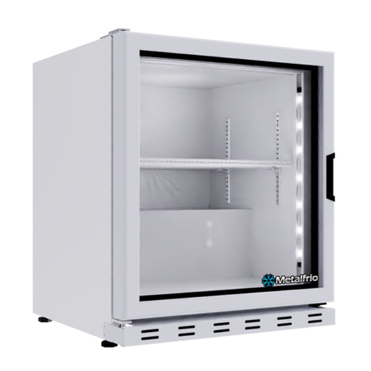 CONGELADOR VERTICAL CON CAPACIDAD DE 3 PIES³ (0.085 m³) CON PUERTA DE CRISTAL, 2 PARRILLAS MODELO CVC03