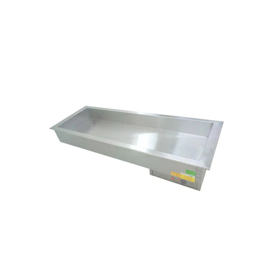 BAÑO MARÍA 5 INSERTOS GN 1/1, 220 V 50/60HZ MODELO DBM-511-S-W