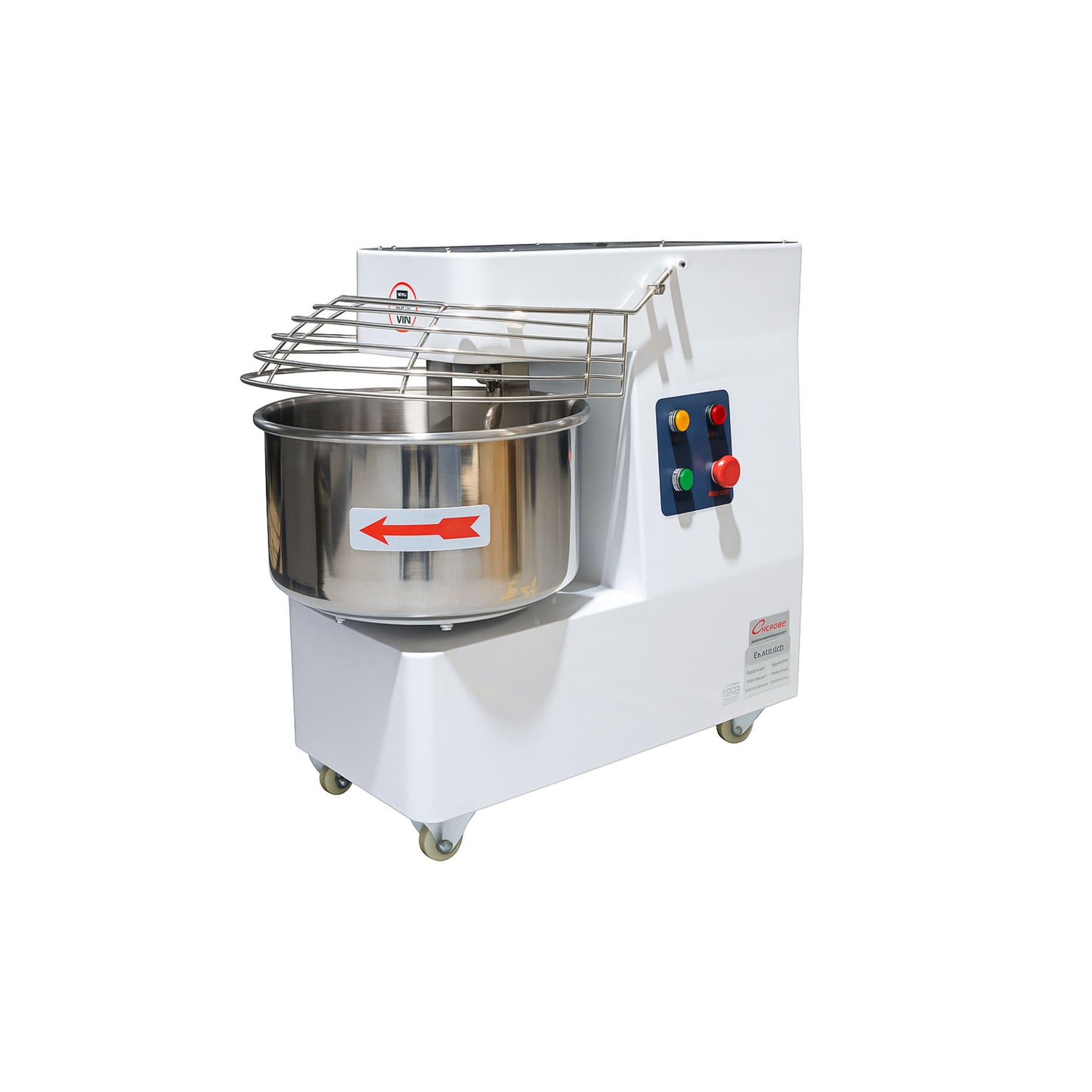 AMASADORA DOBLE ACCION GIRATORIA 40 LTS VOLUMEN 15KG CAPACIDAD