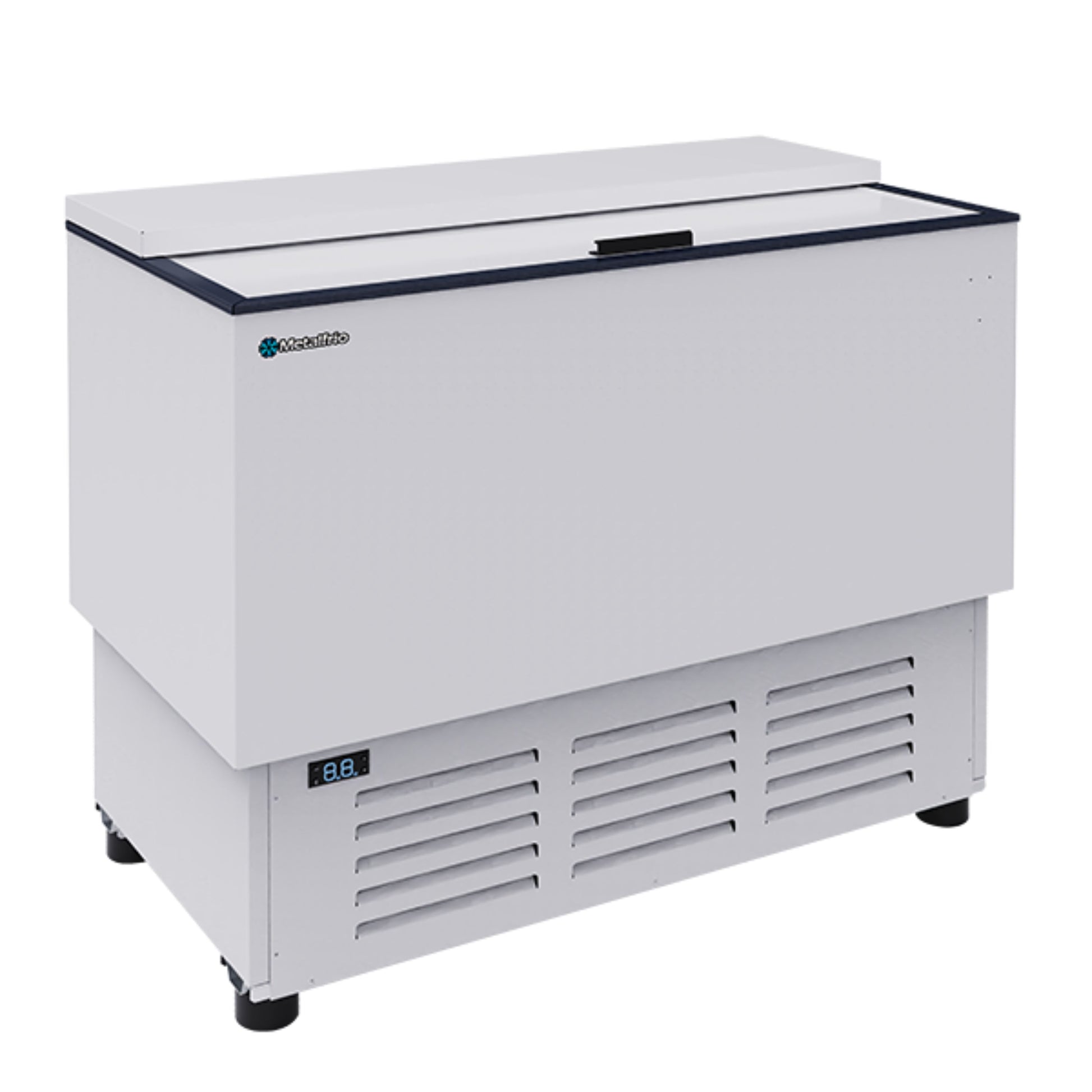 ENFRIADOR DE BOTELLAS HORIZONTAL CON CAPACIDAD DE 11.3 PIES³ (0.320 m³) CON PUERTA DESLIZANTE, 4 PARRILLAS MODELO EBH330