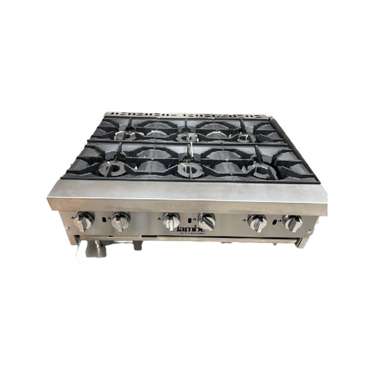 PARRILLA MARCA FLAMBE AI 6 QUEMADORES 36" 36,000 BTUS / QUEMADOR